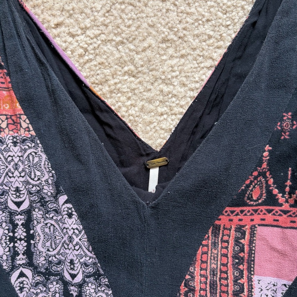 Free People | All Patched Up Jumpsuit - Picture 3 of 9